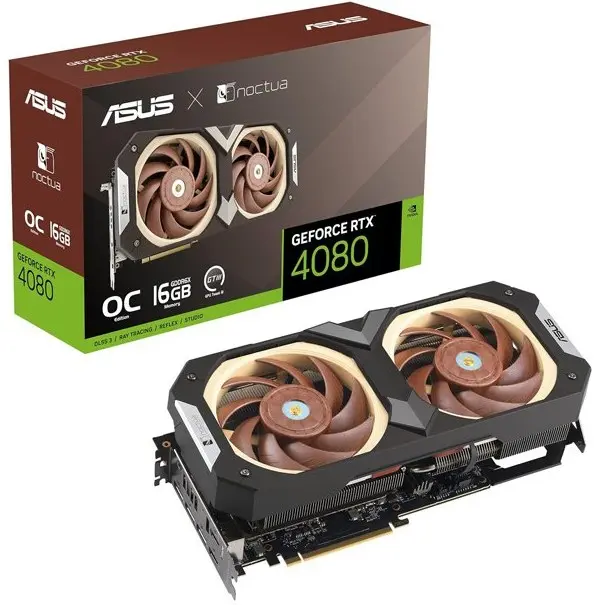 کارت گرافیک ایسوس ASUS GeForce RTX ۴۰۸۰ Noctua OC Edition ۱۶GB  - تصویر محصول 1