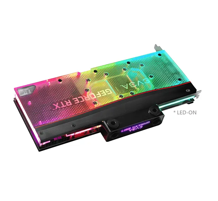 کارت گرافیک EVGA RTX ۳۰۸۰Ti XC۳ Hydro Copper  خنک‌کننده آبی حرفه‌ای ۱۲GB با تجهیزات جانبی - تصویر محصول 3