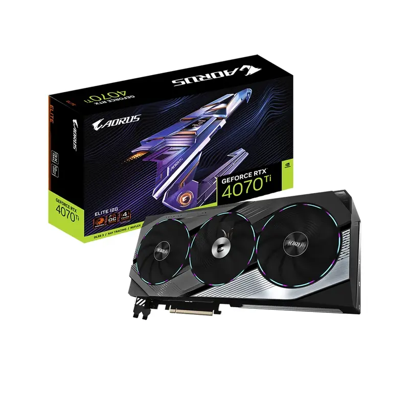 کارت گرافیک Gigabyte AORUS RTX ۴۰۷۰ Ti ELITE ۱۲GB OC - تصویر محصول 3