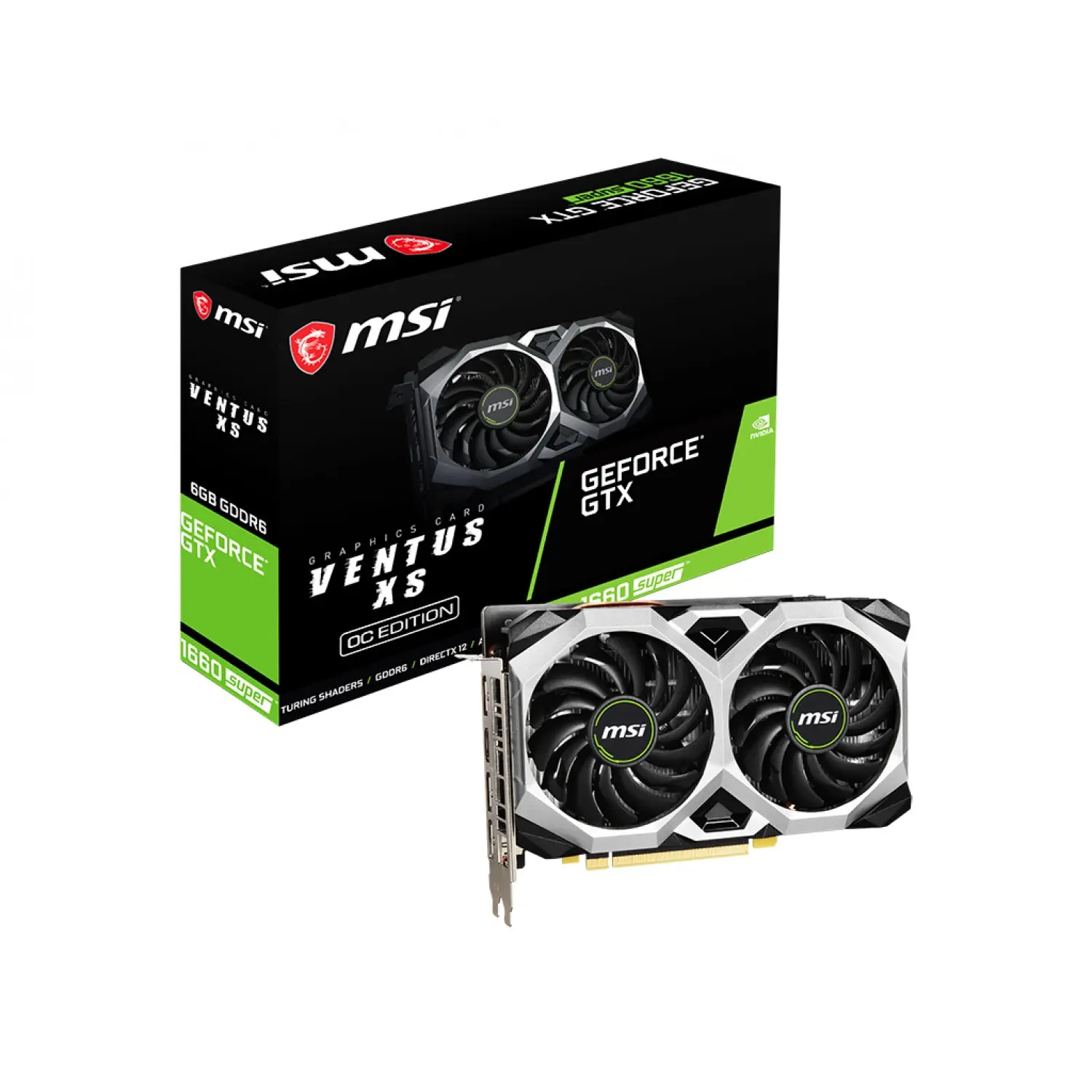 کارت گرافیک ام اس آی GTX ۱۶۶۰ Super OC Ventus XS حافظه ۶ گیگابایت - تصویر محصول 3