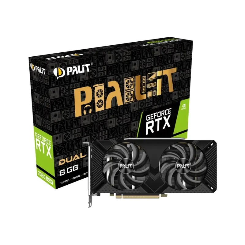 کارت گرافیک پالیت مدل GeForce RTX 2060 SUPER DUALنو - تصویر محصول 1