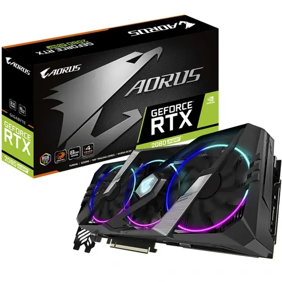 کارت گرافیک RTX 208O SUPER 8G گیگابایت GIGABYTE AORUS    - تصویر محصول 1